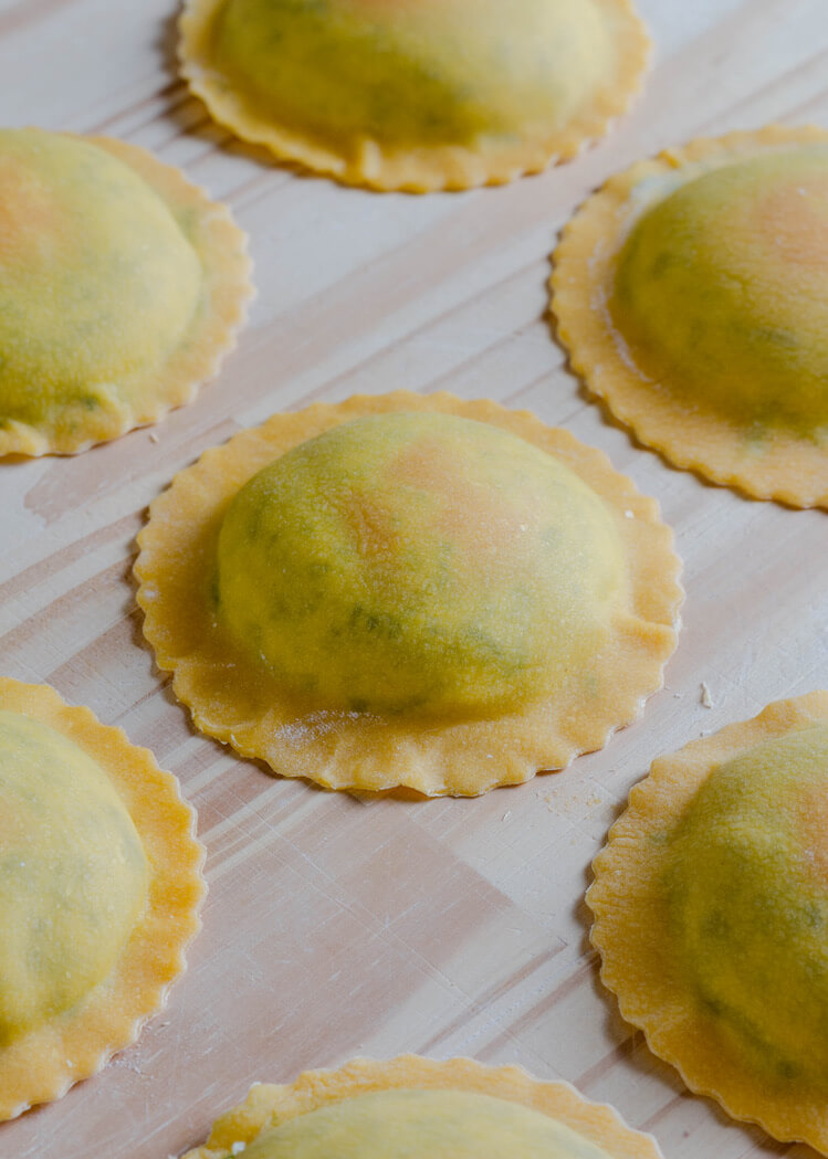 Egg Yolk Ravioli (Uovo In Raviolo) – Recipes Tina's Table