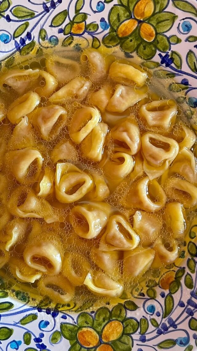 Tortellini in Brodo (Tortellini in Broth, Bologna-Style) – Tina's Table